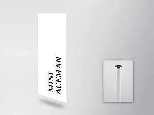 MINI ACEMAN Letter flag (vertical)