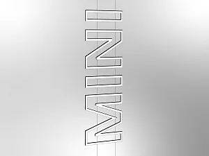 MINI Supersign (ICS), VH800, illuminated