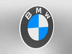 BMW logo size E0+ wall mounted, not illuminated