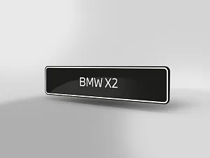 Model Plate BMW X2