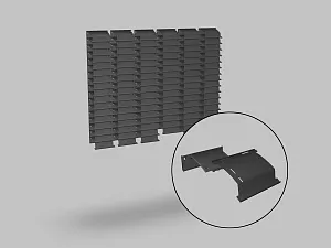 Set color sample carrier (1 set = 25 pcs)<br />
FOR US ONLY