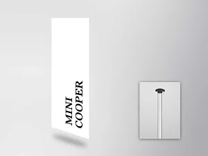 MINI COOPER Letter flag (vertical)
