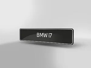 Model Plate BMW i7