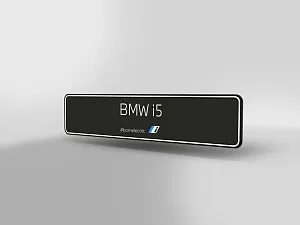 Model Plate BMW i5 