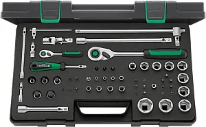 Socket wrench set 1/4" 1/2"&nbsp;&nbsp;40/52/45/12 QR 57pcs
