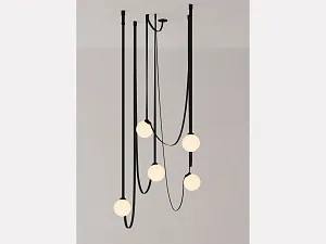 Pendant Lamp PLUSMINUS Composition black (Dali-dimming)