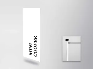 MINI COOPER Letter flag (horizontal)