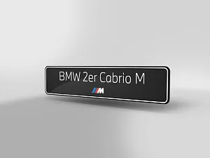 Typenschild BMW 2er Cabrio M 