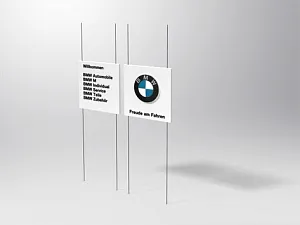 Kit wall mounting / cable suspension