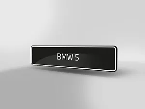 Model Plate BMW 5
