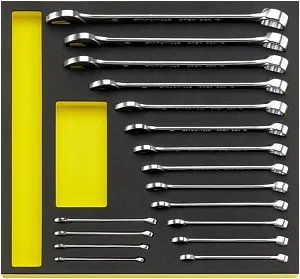 Combination spanners i.TCS inlay TCS 13/17,6-24MM MF 17pcs