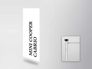 MINI COOPER CABRIO Letter flag (horizontal)
