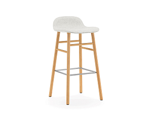 Barstool Form 75 cm Full Upholstery Oak 