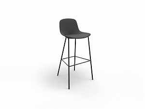 Bar stool high SHERU&nbsp;&nbsp;black