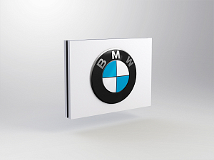 BMW brand module for pylon P4<br />
B 1400 x H 1050 mm