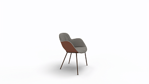 Chair Sheru in Steelcut Trio 253