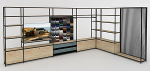 MINI shelf Sales L variant wall-mounted 400 mm