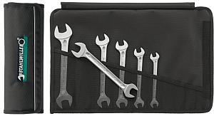 Open-end wrench set MOTOR 10/6 AT WORK 10x11 - 20x22 6pcs