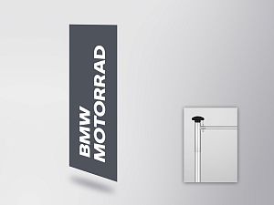 BMW Motorrad flag (horizontal) (80515A498A5)