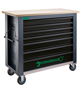 Mobile workbench WB 625 7 Drawers Anthracite, RAL 7016 L.500mm x W.1150mm x H.1045mm