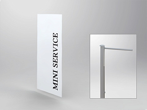 MINI SERVICE flag (horizontal) (80512450448)