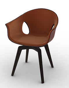 Ginger Chair - Saddle Extra, fixed base
