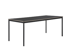 Table BASE 80 x 190 cm black / Nanolaminate