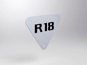 Motorcycle Type Sign R18