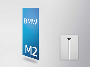 BMW M2 flag (vertical)
