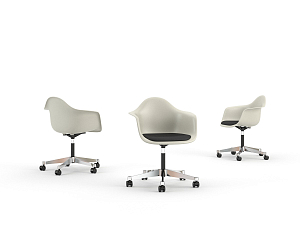 Plastic Armchair EAMES PACC für Hartboden&nbsp;&nbsp;