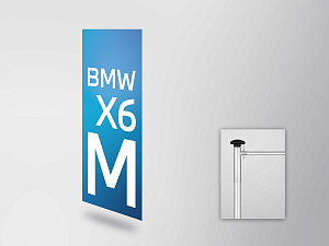 BMW X6 M flag (horizontal)