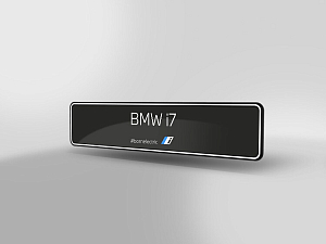 Model Plates BMW i7 