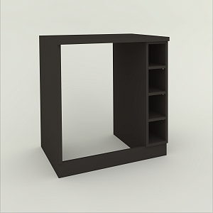 Bar counter E-appliances/ bottle compartment