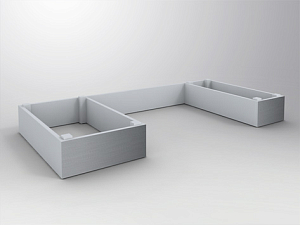 Plinth element for counter desk module (81880414518)