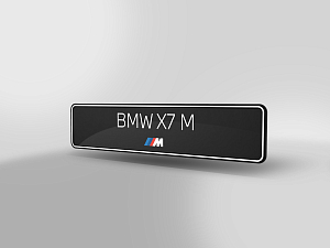 BMW X7 M Typenschild