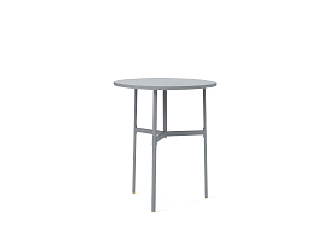 Table Union Ø80 x H95,5 cm grey