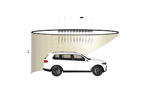 Chain Curtain Multifunctional Handover Bay Monochrome (low) right version