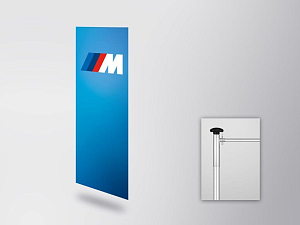 BMW M flag (horizontal) (80515A498A7)