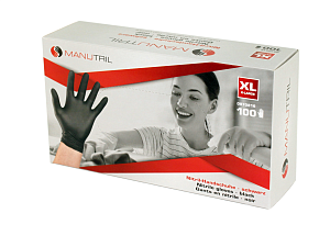 Black Nitrile Gloves – Painter's – XL