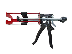 Cartridge press for 2-component adhesive set