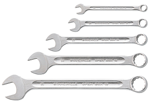 Combination spanner set OPEN-BOX 13/5