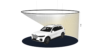 Chain Curtain Highlight Car Multicolour (low) left version