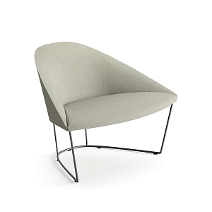 Armchair Colina in fabric Kvadrat