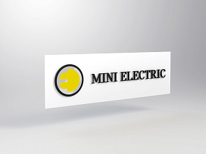 Lettering "MINI Electric"