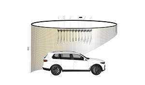 Chain Curtain Multifunctional Handover Bay Multicolour (high) right version