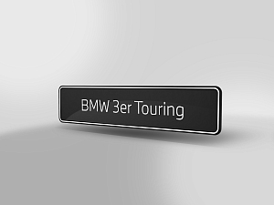 BMW 3er Touring Typenschild