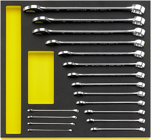 Combination spanners i.TCS inlay TCS 13/17,6-24MM MF 17pcs