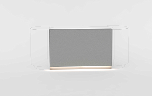 Multifunctional Counter / Bar Counter Front element straight counter 1600mm