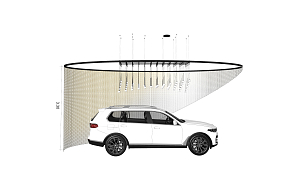 Chain Curtain Multifunctional Handover Bay Multicolour (low) right version