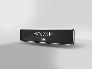 BMW X4 M Typenschild